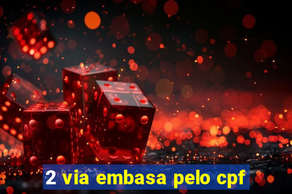 2 via embasa pelo cpf